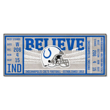 Indianapolis Colts Football Ticket Runner - 30"x72"