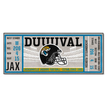 Jacksonville Jaguars Football Ticket Runner - 30"x72"