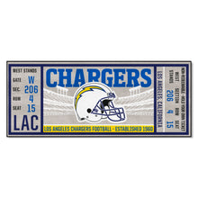 Los Angeles Chargers Football Ticket Runner - 30"x72"