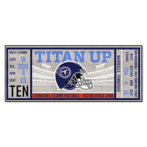 Tennessee Titans Football Ticket Runner - 30"x72"