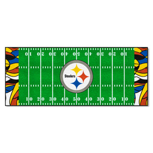 Pittsburgh Steelers X-Fit Football Field Runner 30"x72"