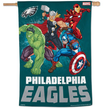 Philadelphia Eagles Marvel's Avengers Vertical Flag - 28"x40"