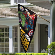 Pittsburgh Steelers Marvel's Avengers Vertical Flag - 28"x40"