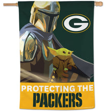 Green Bay Packers Star Wars Mandalorian Vertical Flag - 28"x40"