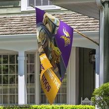 Minnesota Vikings Star Wars Mandalorian Vertical Flag - 28"x40"