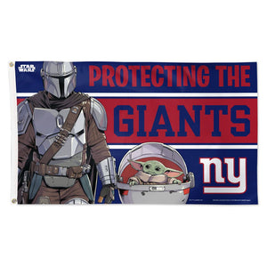 New York Giants Star Wars Mandalorian Deluxe Flag - 3'x5'