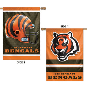 Cincinnati Bengals Double Sided Vertical Flag - 28"x40"