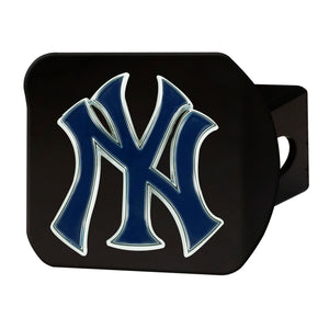 New York Mets Chrome Emblem On Chrome Hitch Cover