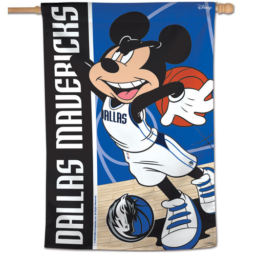 Dallas Mavericks Mickey Mouse Vertical Flag 28