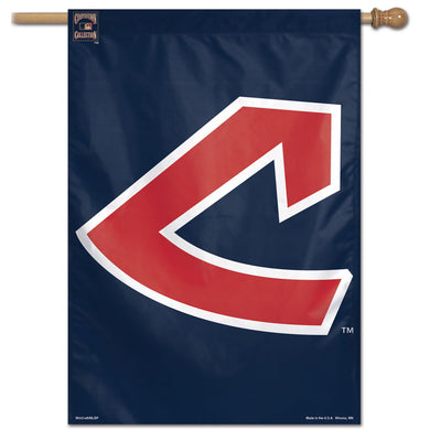 Cleveland Indians Cooperstown Vertical Flag - 28
