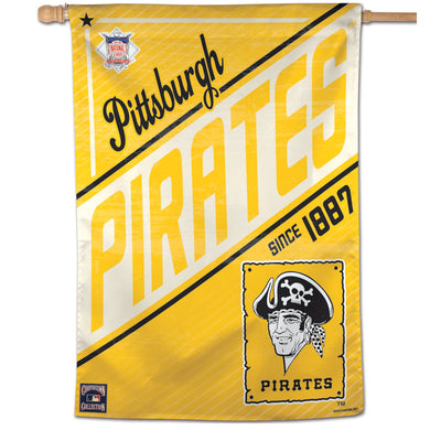 Pittsburgh Pirates Cooperstown Vertical Flag - 28