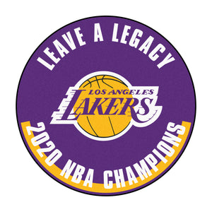 Los Angeles Lakers 2020 NBA Finals Champions Basketball Rug- 27"