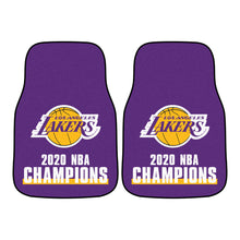 Los Angeles Lakers 2020 NBA Finals Champions 2-pc Carpet Car Mat Set
