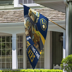 Milwaukee Brewers Mandalorian Vertical Flag - 28"x40"