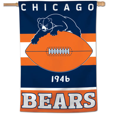 Chicago Bears Retro Vertical Flag - 28