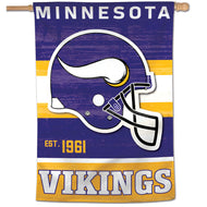 Minnesota Vikings Retro Vertical Flag - 28"x40"