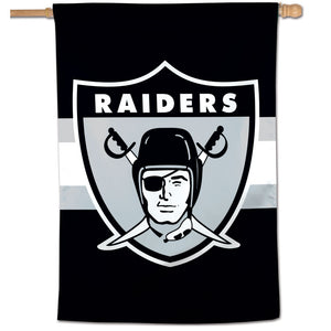 Oakland Raiders Retro Vertical Flag - 28"x40"                                            