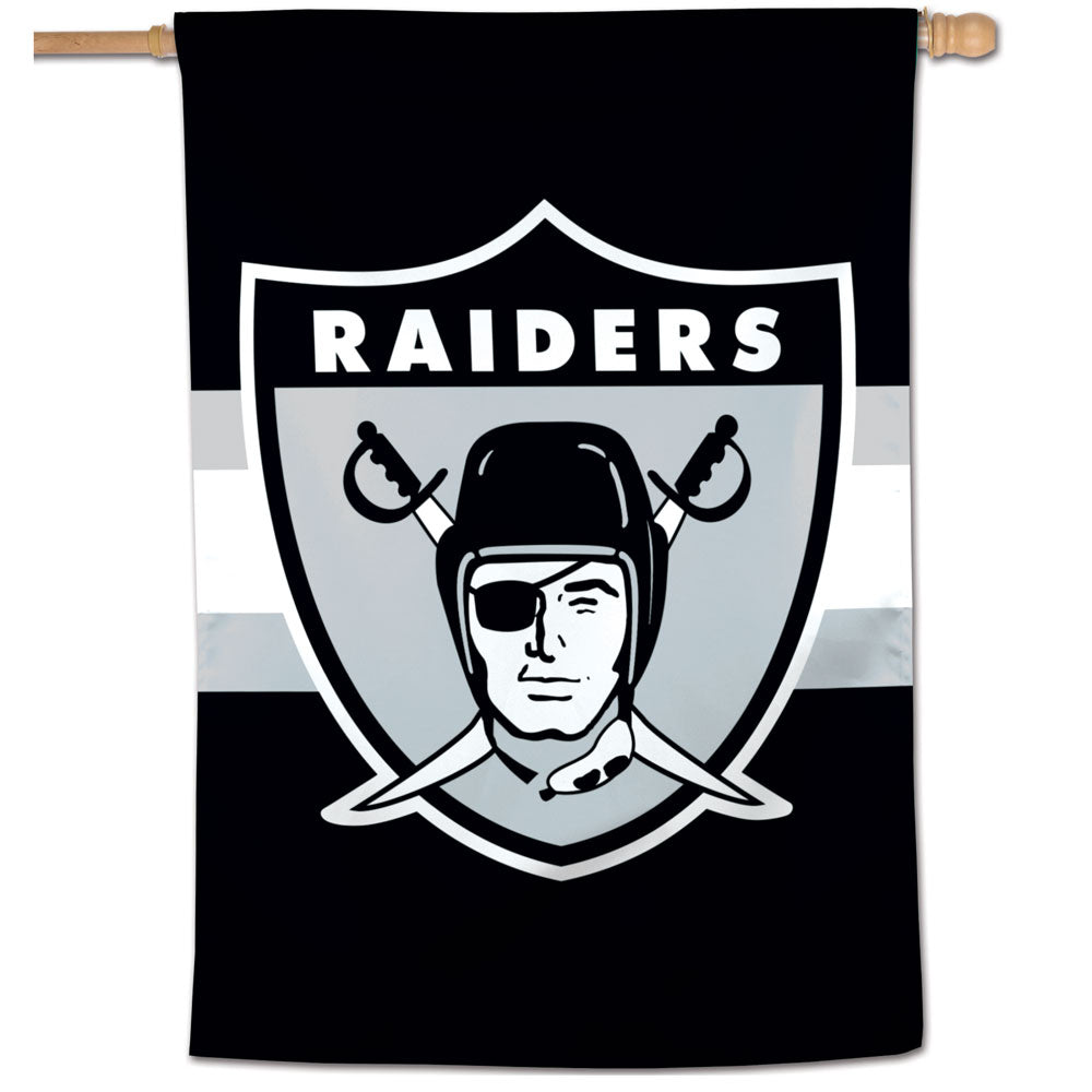 Oakland Raiders Retro Vertical Flag - 28