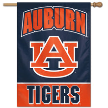 Auburn Tigers Wordmark Vertical Flag 28"x40"     