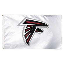Atlanta Falcons White Deluxe Flag - 3'x5'