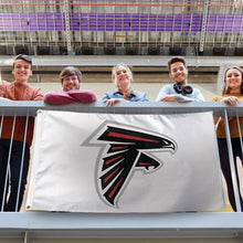 Atlanta Falcons White Deluxe Flag - 3'x5'