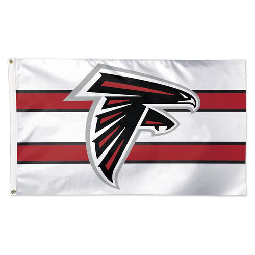 Atlanta Falcons Away Stripes Deluxe Flag - 3'x5'