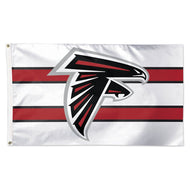 Atlanta Falcons Away Stripes Deluxe Flag - 3'x5'