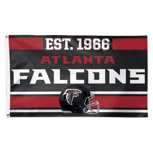 Atlanta Falcons Football Team Retro Logo Georgia License Plate Art