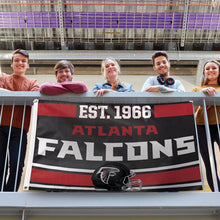 Atlanta Falcons Established Date Deluxe Flag - 3'x5'