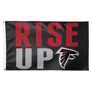 Atlanta Falcons Deluxe Flag - 3'x5' RISE UP
