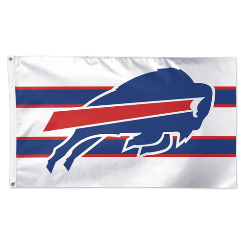 Buffalo Bills Away Stripes Deluxe Flag - 3'x5'