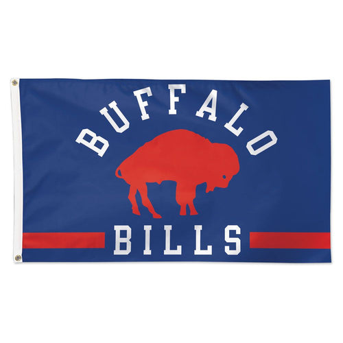 Buffalo Bills Classic Logo Deluxe Flag - 3'x5'