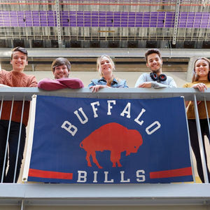 Buffalo Bills Classic Logo Deluxe Flag - 3'x5'