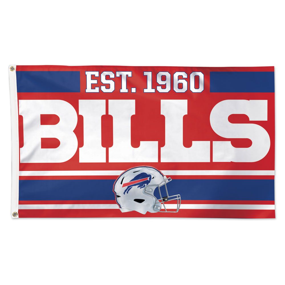 Buffalo Bills New Helmet Grommet Pole Flag