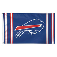 Buffalo Bills Vertical Stripes Deluxe Flag - 3'x5'