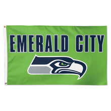 Seattle Seahawks Deluxe Flag - 3'x5' Emerald City