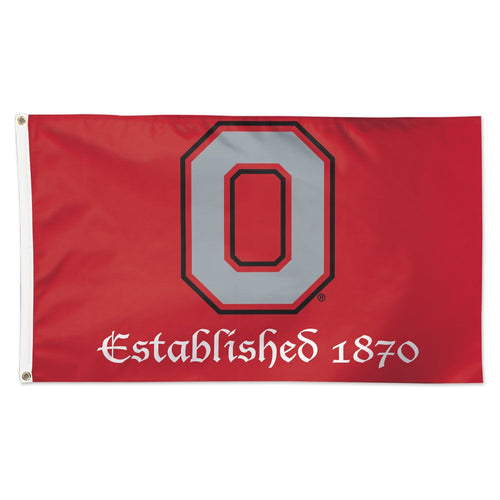 Ohio State Buckeyes Established Date Deluxe Flag - 3'x5'