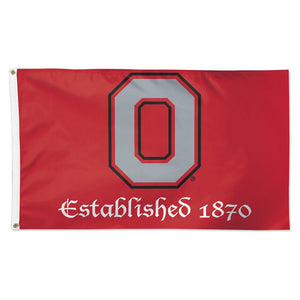 Ohio State Buckeyes Established Date Deluxe Flag - 3'x5'