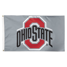 Ohio State Buckeyes Gray Deluxe Flag - 3'x5'