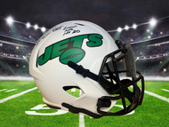 Anthony Becht Autographed New York Jets Lunar Eclipse Full Size Helmet