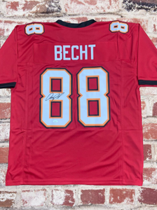 Anthony Becht Autographed Tampa Bay Buccaneers Signed Jersey