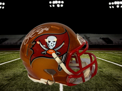 Anthony Becht Autographed Tampa Bay Buccaneers Flash Mini Helmet – Sports  Fanz