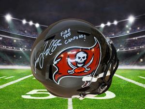 Anthony Becht Autographed Tampa Bay Buccaneers Speed Full Size Helmet