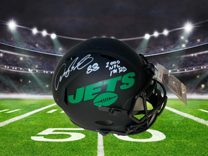 Anthony Becht Autographed New York Jets Eclipse Full Size Helmet