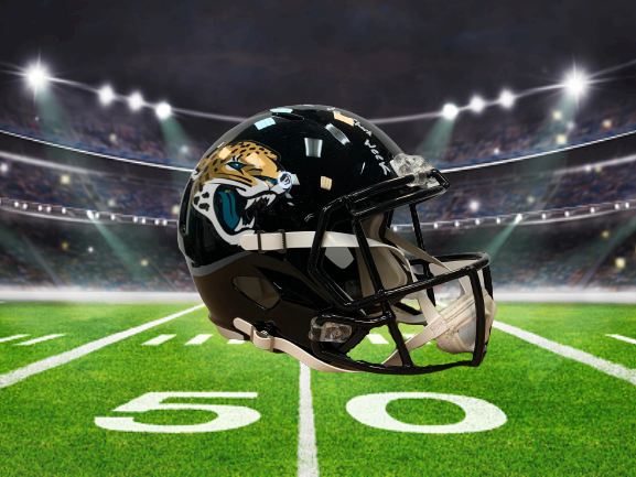 D J Chark Jacksonville Jaguars Autograph Full Size Helmet