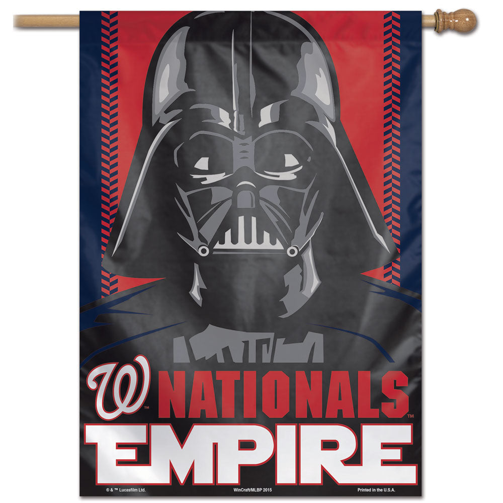 Washington Nationals Star Wars Darth Vader Vertical Flag - 28