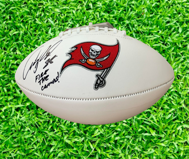 Anthony Becht Autographed Tampa Bay Buccaneers Football