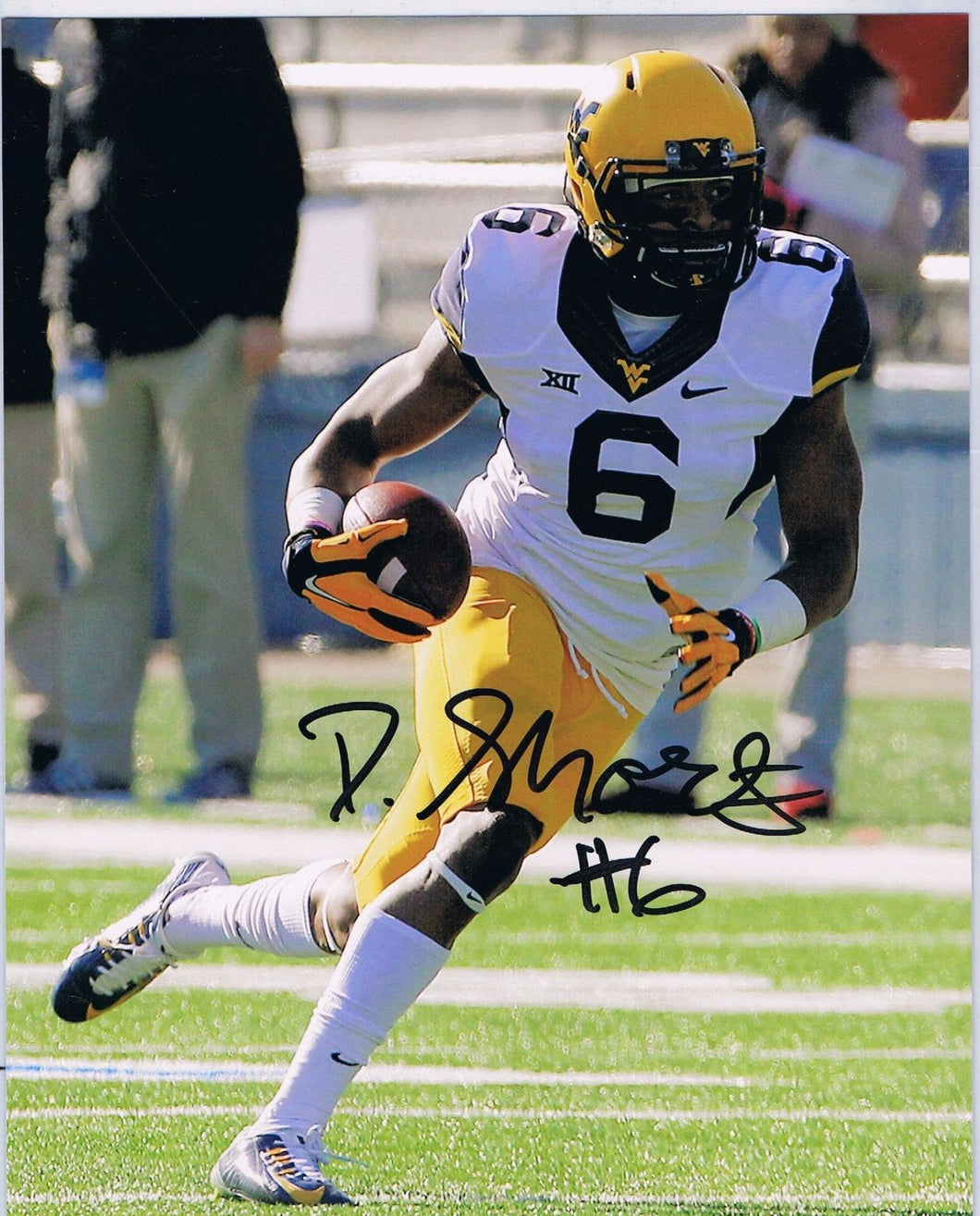 wvu football, daikiel shorts autograph