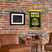 Iowa Hawkeyes Nation Banner - 14"x22"