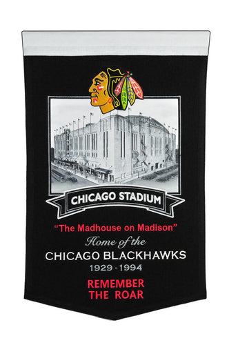 Chicago Blackhawks Chicago Stadium Banner - 15